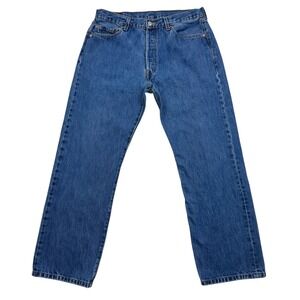 VTG Vintage Levi's 501 XX Jeans Men's Size 34x30 Blue Button Fly Y2K Denim 06'